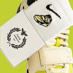 JUMPMAN BRIGHT CACTUS Embroidered Socks | Customized Socks | Cute Crew Socks